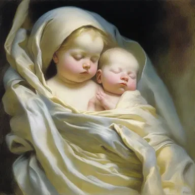 In the fantasy novel, the swaddling bands contained a hidden enchantment that bestowed eternal youth upon the wearer.