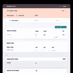 Design a minimalist frontend admin UI with clean lines, featuring a simplified data table for item listing, and a prominent 'Add Item' button.