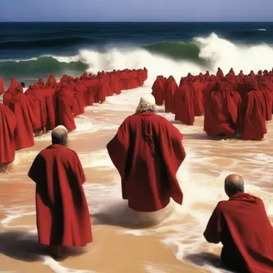 The biblical episode of Moses parting the Red Sea is significant in Judaism.