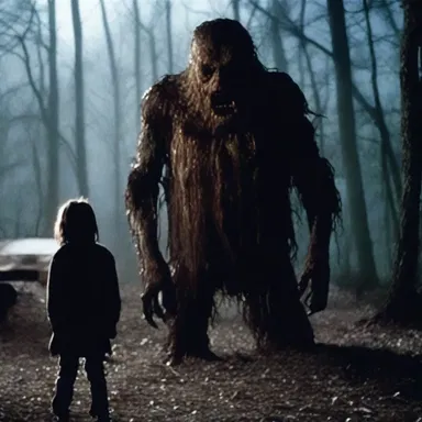 The horror movie had a chilling episode where the main character encountered a terrifying monster.