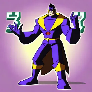 In the animated series, the villain's special power is to transform into different hexadecimal digits.