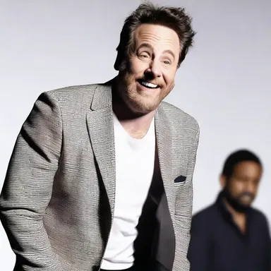 The comedian delivered the punchline soulfully, making the entire crowd burst into laughter.