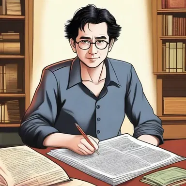 In the novel, the main character receives a subsidy from the government to support his artistic endeavors.