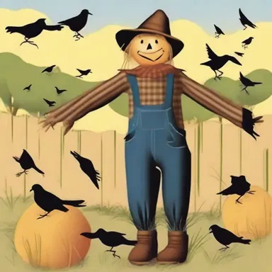 Why did the scarecrow carry a bagful of crows? Because he wanted to 'bag' some laughs!