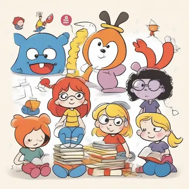 In the childly world of comics, the colorful characters and playful illustrations captivate young readers.