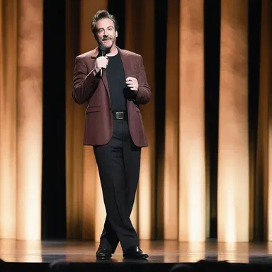 The comedian's childly sense of humor had the audience roaring with laughter at his silly joke.