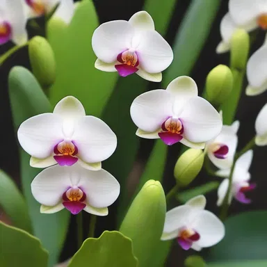 The swan-neck orchid is often associated with purity and grace, and is considered a sacred flower in many religious ceremonies.