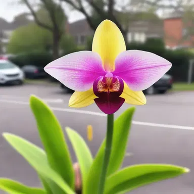 Why did the swan-neck orchid get a ticket? Because it was parked in a no-hovering zone!