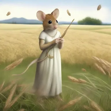 According to Greek mythology, the goddess Artemis sometimes took the form of a field mouse to roam through the fields and meadows unnoticed.