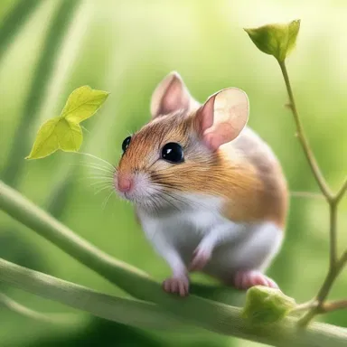 In the fantasy novel, the field mouse called Alby possesses the ability to communicate with plants and uses this power to protect the meadows from harm.