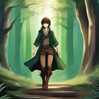 In the novel, the protagonist's journey begins when he decides to step on the enchanted threshold and enter the world of magic and adventure.
