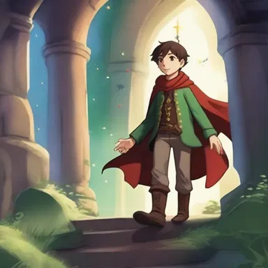 In the novel, the protagonist's journey begins when he decides to step on the enchanted threshold and enter the world of magic and adventure.