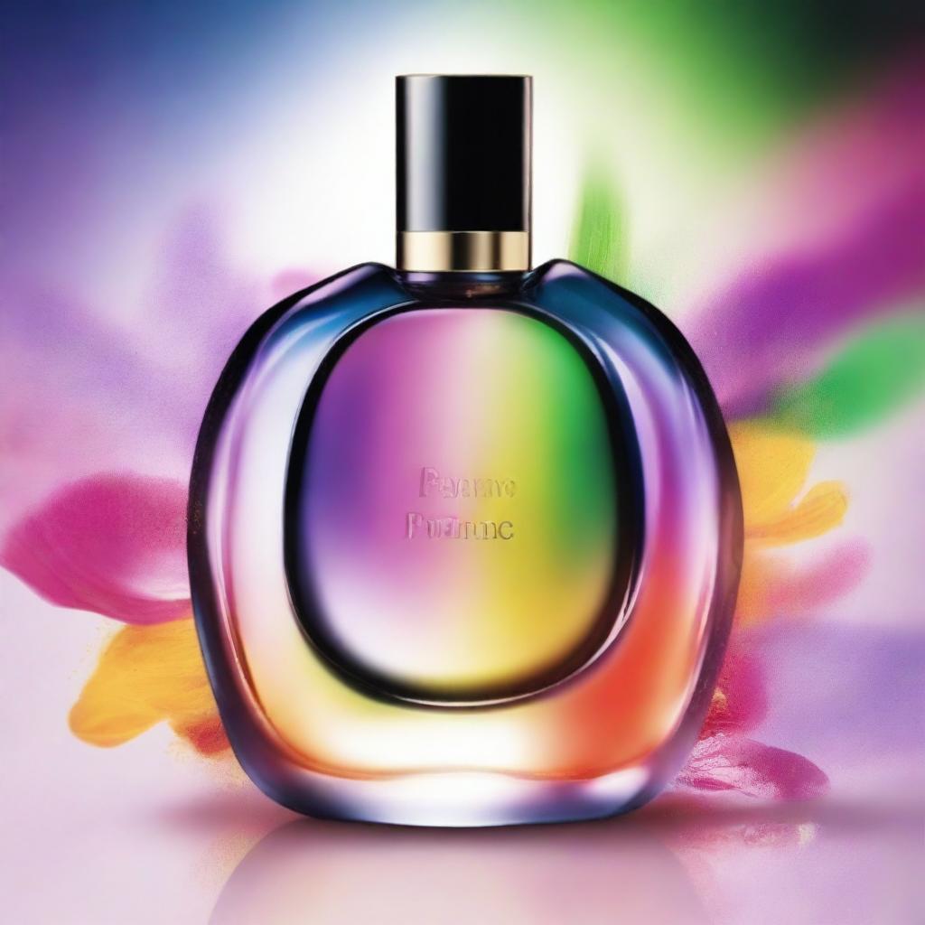 A high-quality digital art image for a perfume advertisement