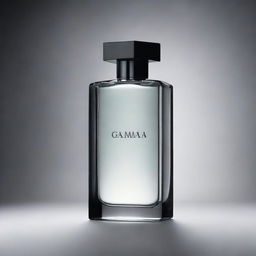 A high-quality digital art image for a Gamma perfume advertisement