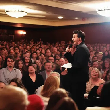 As the crowd erupted in laughter, the comedian delivered a hilarious punchline that could easily be appreciated in a closet drama format.