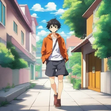 In the anime series, the main character's discontentment with his ordinary life prompts him to embark on a grand adventure.