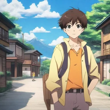 In the anime series, the main character's discontentment with his ordinary life prompts him to embark on a grand adventure.