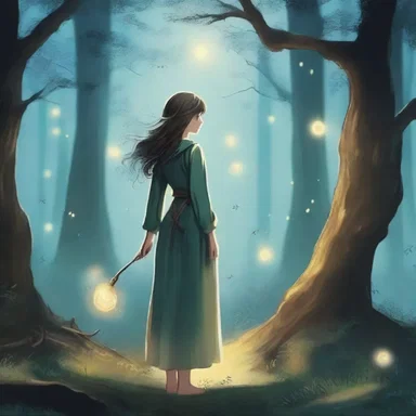 The novel takes place in a mystical realm where the protagonist's discontentment with her mundane existence drives her to seek magical powers.