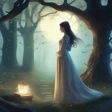 The novel takes place in a mystical realm where the protagonist's discontentment with her mundane existence drives her to seek magical powers.