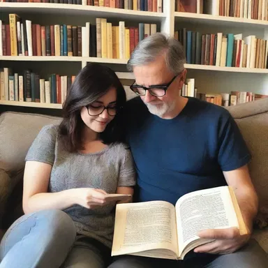 The bookish couple spent their weekends cuddling up and reading poetry to each other.