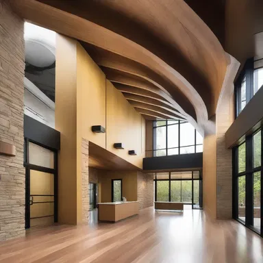 The architect overreached the client's expectations by incorporating unique features into the design, impressing everyone who walked into the building.