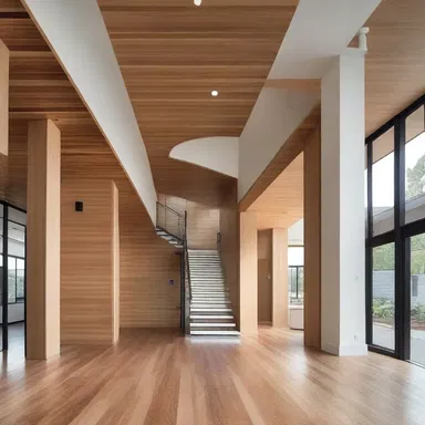 The architect overreached the client's expectations by incorporating unique features into the design, impressing everyone who walked into the building.