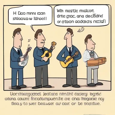 Why did the musician fail his audition? Because he overreached and tried to play all the instruments at once!