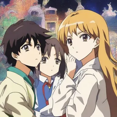 In the anime series, the characters were captivated by a galanty show that revealed important clues to the overarching mystery.