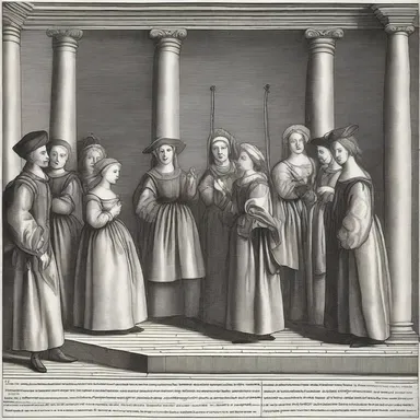 The performance of a galanty show was a popular form of entertainment during the Renaissance period, portraying historical events and legends to the audience.