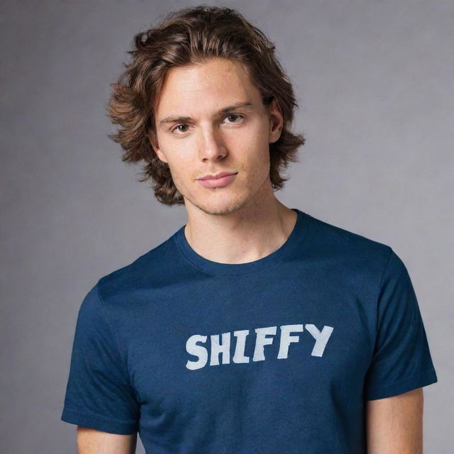 A stylish t-shirt with the word 'Shifty' prominently featured in a modern, engaging font style.