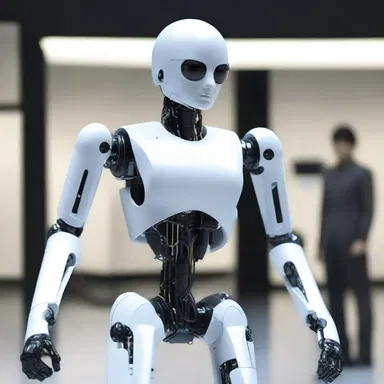 The android moved gracefully across the room, its movements so fluid and realistic that it was hard to believe it wasn't human.