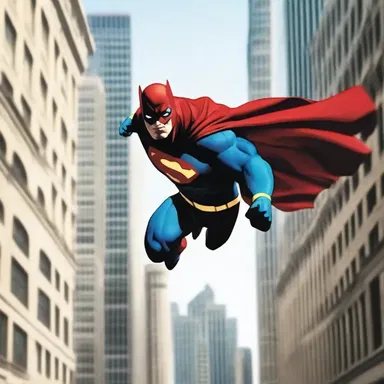 The superhero soared through the city, gracefully dodging obstacles and landing with precision to save the day.