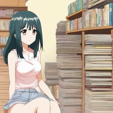 She decided to rent out her collection of anime DVDs to her friend for a small fee.