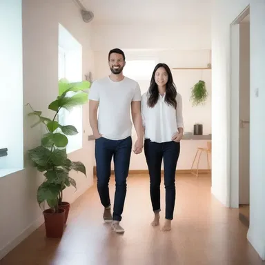 The couple decided to rent out their newly renovated apartment for short-term stays through a home-sharing platform.