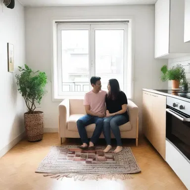 The couple decided to rent out their newly renovated apartment for short-term stays through a home-sharing platform.
