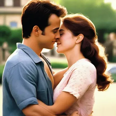 The romantic movie portrayed the love story dully, with no chemistry between the main characters.