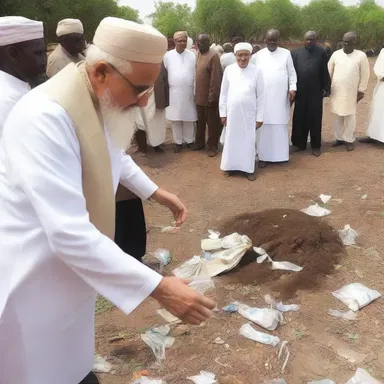 The spiritual leader emphasized the importance of taking care of the environment and treating it as sacred, highlighting the negative impacts of creating a garbage heap.