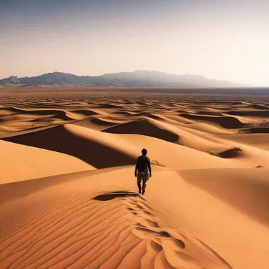 In the novel, the protagonist's long journey through the desert caused them to emaciate, making their survival even more challenging.