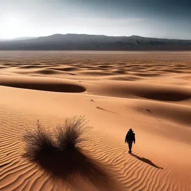 In the novel, the protagonist's long journey through the desert caused them to emaciate, making their survival even more challenging.