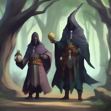 In the magical realm of Eldoria, thieves known as shadow elves nobble the treasures of unsuspecting travelers.