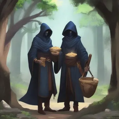 In the magical realm of Eldoria, thieves known as shadow elves nobble the treasures of unsuspecting travelers.