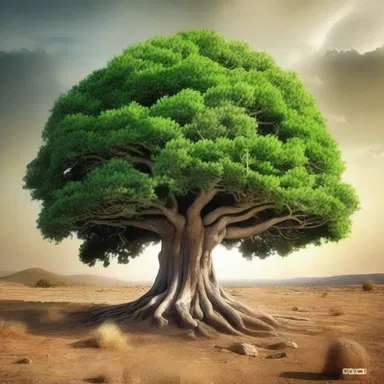 In Greek mythology, the sacred evergreen tree, known as the tree of immortality, was believed to grant eternal life.