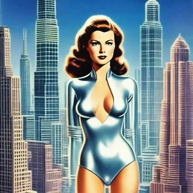 In the world of science fiction movies, she was the poster girl for futuristic cities and advanced technology.