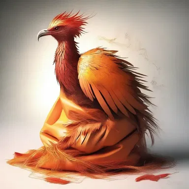 According to ancient folklore, a mystical sweat bag made from the feathers of a phoenix was said to possess the ability to grant eternal youth and heal any ailment when the water within it was consumed.
