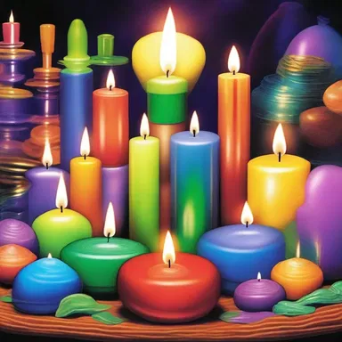 In the science fiction novel, the chandler's shop on the alien planet was filled with colorful and exotic candles and soaps.