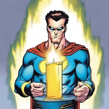 In the superhero comic book series, the chandler possessed a unique ability to create candles infused with special powers for the hero to use against villains.