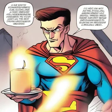 In the superhero comic book series, the chandler possessed a unique ability to create candles infused with special powers for the hero to use against villains.
