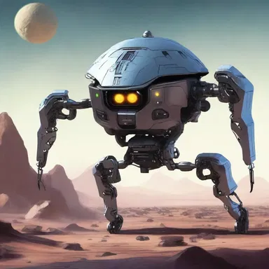 In the futuristic world created in the novel, the chandler is an advanced robotic entity that supplies food and resources to the human colonies on different planets.