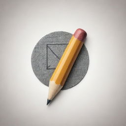 A play button icon meshed intricately with a pencil or script symbol, creating an artistic blend of digital and traditional imagery