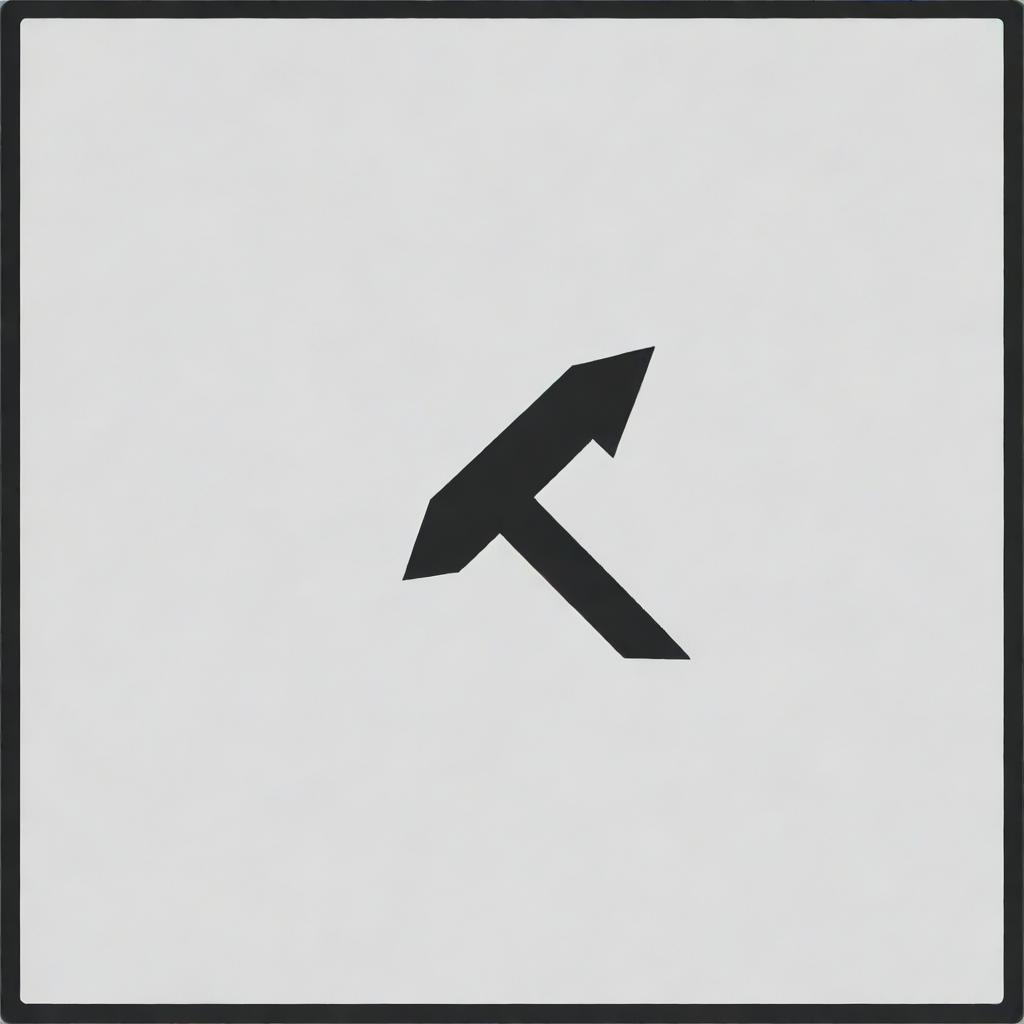 Generate a 52x52 pixels image showcasing synchronized arrows integrated with either a play button or a script symbol.